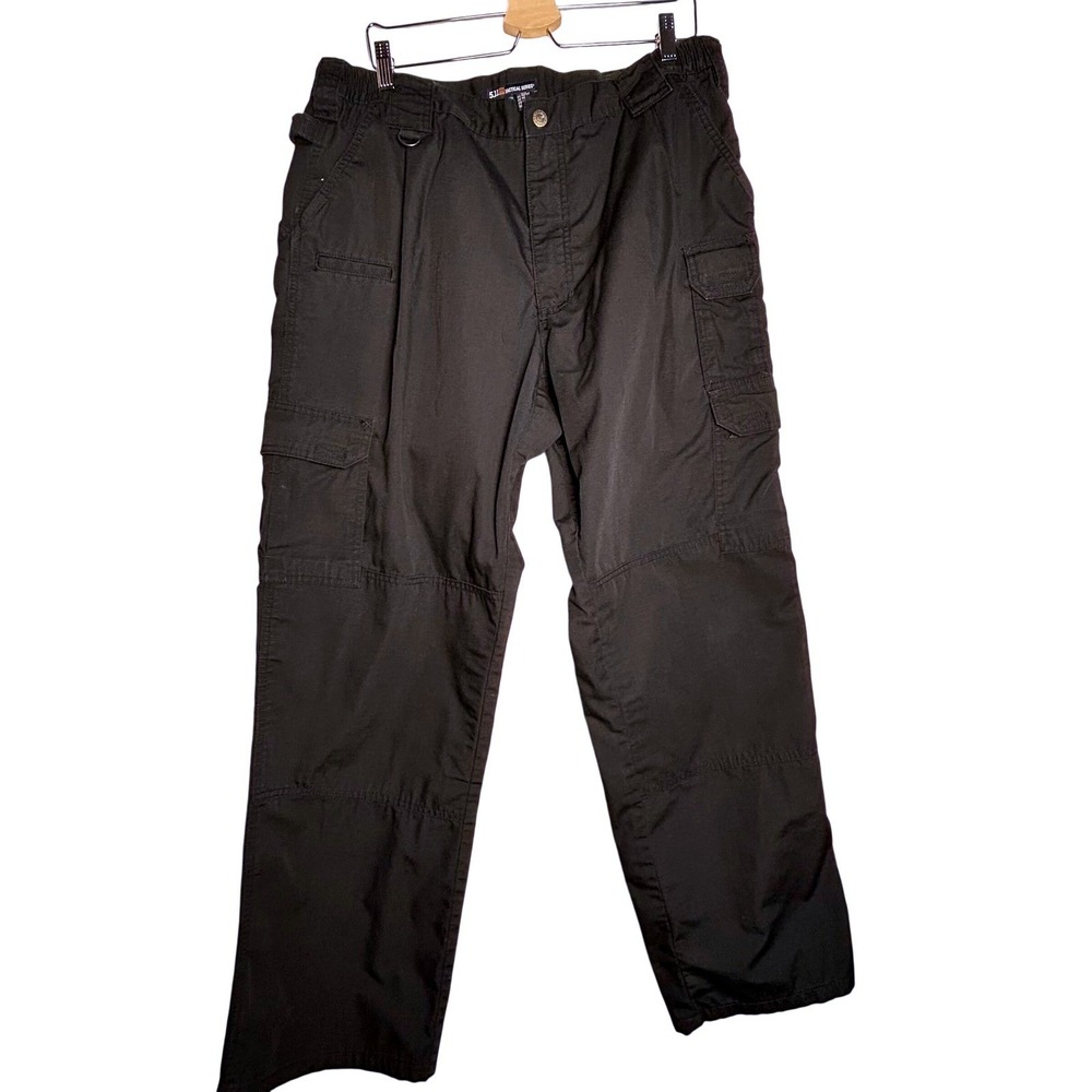 5.11 Tactical Series Men's Black Cargo Pants‎ Size 40W x32L